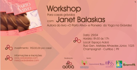 Concretizando o Parto Ativo Para casais e profissionais com Janet Balaskas