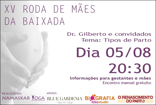 Namaskar Yoga -XV Roda de Mães da Baixada dia 5 de agosto