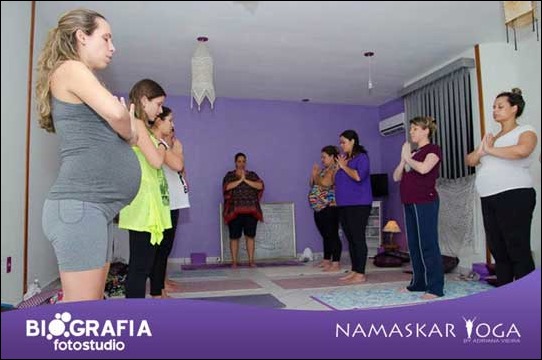 Nova turma de Yoga pré-natal - quartas e sextas de manhã - 9 horas, com a instrutora Ana Prem<br />