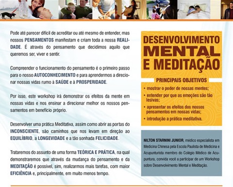 Workshop-Desenvovimento Mental e Meditação