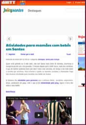 NamaskarYoga - Site Juicy fala sobre atividades pra mães e bebês em Santos
