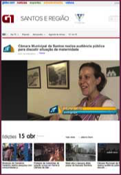 NamaskarYoga - Tv Tribuna (globo) - Mulheres lutam contra fechamento das maternidades em Santos