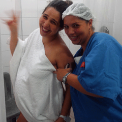 Namaskar Yoga - Relato de Parto Paola e Renato = Marina